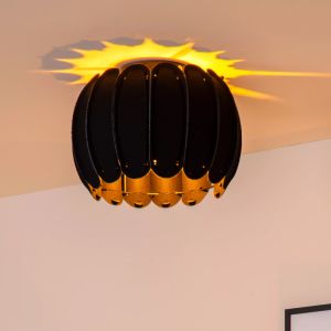 Black flush ceiling light modern, Spencer