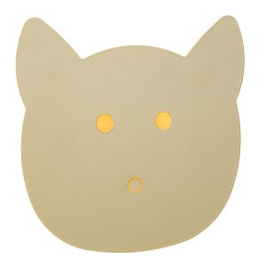 Green children's wall light modern, Charlie, 5W, dim to warm LED, with touch dimmer