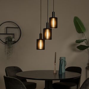 Black pendant light modern, Lambres