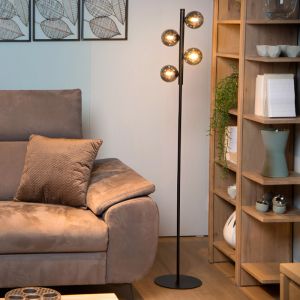 Green floor lamp retro, Tycho, with switch