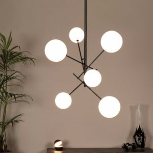 Black pendant light modern, Alara