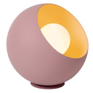 Pink table lamp modern, Doredos, with switch