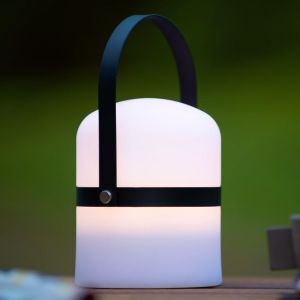 White out door table lamp modern, Little Joe, 3W, 2700K LED, IP44, with switch