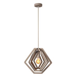 Taupe children's pendant light modern, Mauro