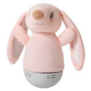 Pink children's table lamp modern, Dolly, 3W, RGB LED, with switch
