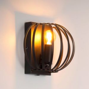 Black wall light modern, Manuela