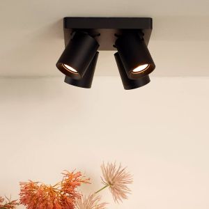 Black ceiling spotlight modern, Nigel