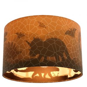 Modern kid's ceiling light orange, Dino