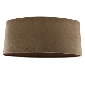 50 cm oval velvet lamp shade brown, Rody