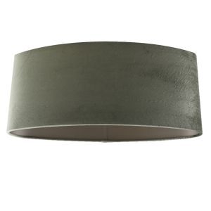 50 cm oval velvet lamp shade green, Rody
