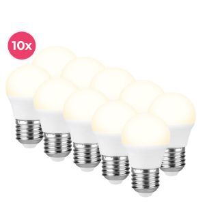 10-pack Horan E27 LED ball lamp warm white, 4w