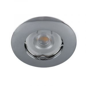 Chrome modern mini recessed downlight aluminium, Rosi