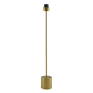 Aluminium floor lamp without shade brass, Rika, with switch