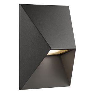 Black outdoor light modern, Pontio, IP54