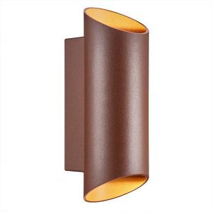 Rust Coloured outdoor light modern, Nico, IP54