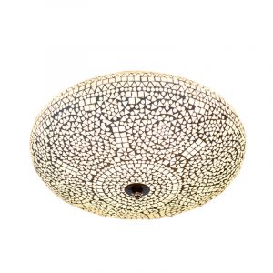 Transparent oriental flush ceiling light mosaic, Annas
