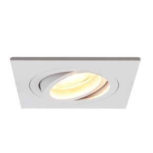 Aluminium recessed light white, Scott