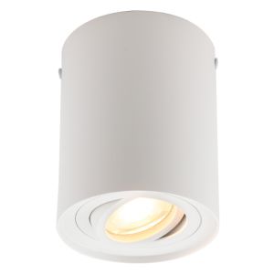 Modern surface mounted downlight white, Onno