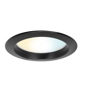 Black downlight aluminium, Otmar, 15W, white switch LED, IP22