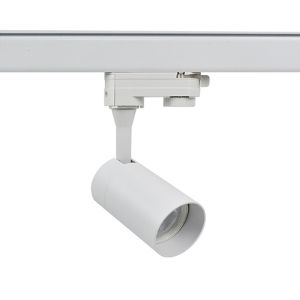 White 3-phase track spotlight Ylva, Pro