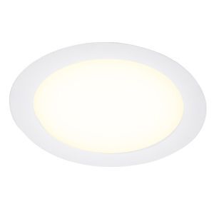 White downlight aluminium, Umbriel, 12W, 4000K LED, IP44