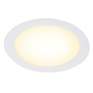 White downlight aluminium, Umbriel, 24W, 3000K LED, IP44