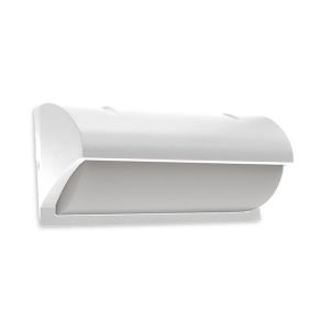 White outdoor light aluminium, Rajko, 12W, 3000K LED, IP54