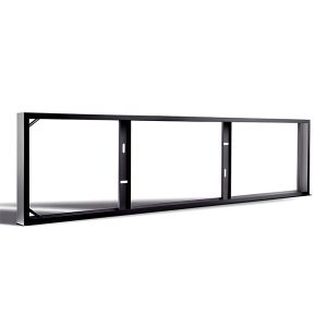 Surface-mounted frame for 30x120 cm LED panels
