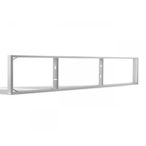 Surface-mounted frame for 30x150 cm LED panels
