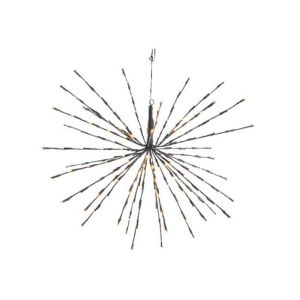 30cm LED 3d star with 42 warm white twinkling LED lights