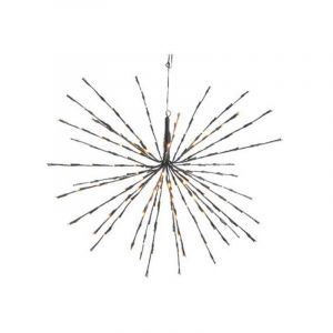 45cm LED 3d star with 72 warm white twinkling LED lights