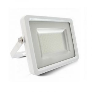 White floodlight aluminium, Dunco, 20W, 6400K LED, IP65