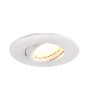 Modern bathroom recessed downlight white, Jill, IP44