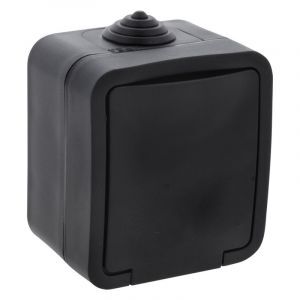 Q-Link socket, surface-mounted, earthed, splash-proof