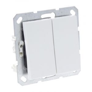 Q-Link S-Line Switch Built-in Series, Polar White