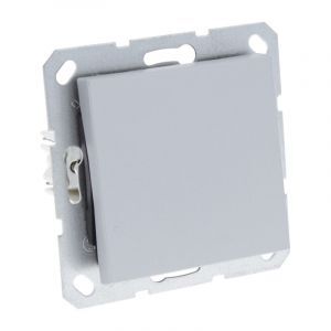 Q-Link S-Line Switch Built-in Cross, Gray / aluminum colored