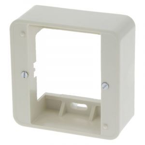 Peha Standard surface-mounted frame recessed, 1-fold cream