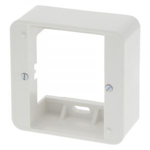 Peha Standard surface-mounted frame recessed, 1-gang polar white