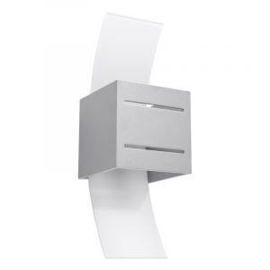 Aluminium up down wall light grey, Jasmien