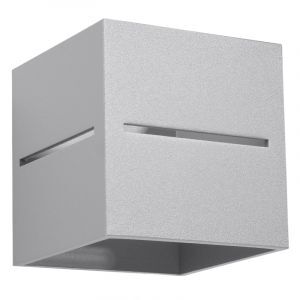 Aluminium up down wall light grey, Jacky