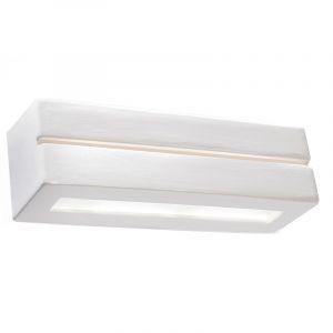 Glass up down wall light white, Emmaly