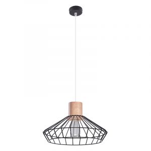 Wood pendant light brown, Gesina
