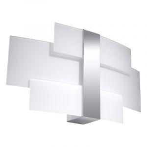 Glass wall light chrome, Marith