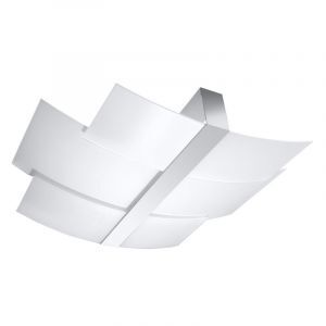 Glass ceiling light chrome, Marith