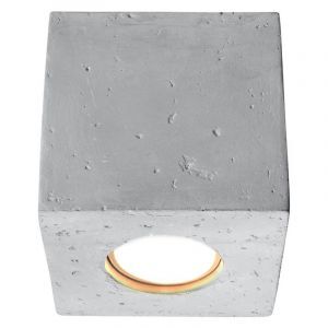 Concrete surface mounted downlight grey, Andro