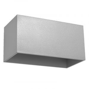 Aluminium up down wall light grey, Andro