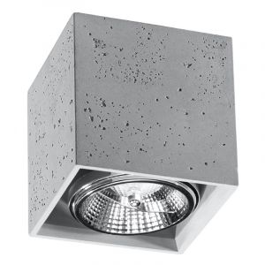 Concrete surface mounted downlight grey, Eugene