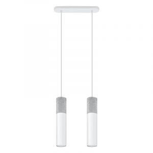 Concrete pendant light grey, Fardou