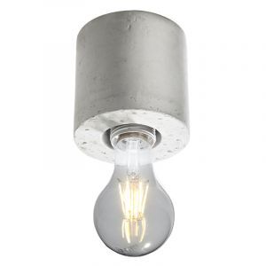 Concrete surface mounted downlight grey, Anela