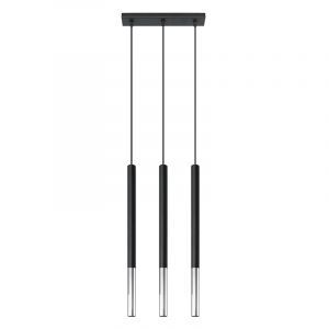 Aluminium pendant light chrome, Ilonca